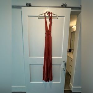 Burnt Orange Maxi Dress